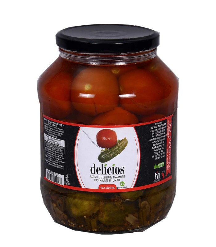 “DELICIOS” Concombres marinés aux tomates