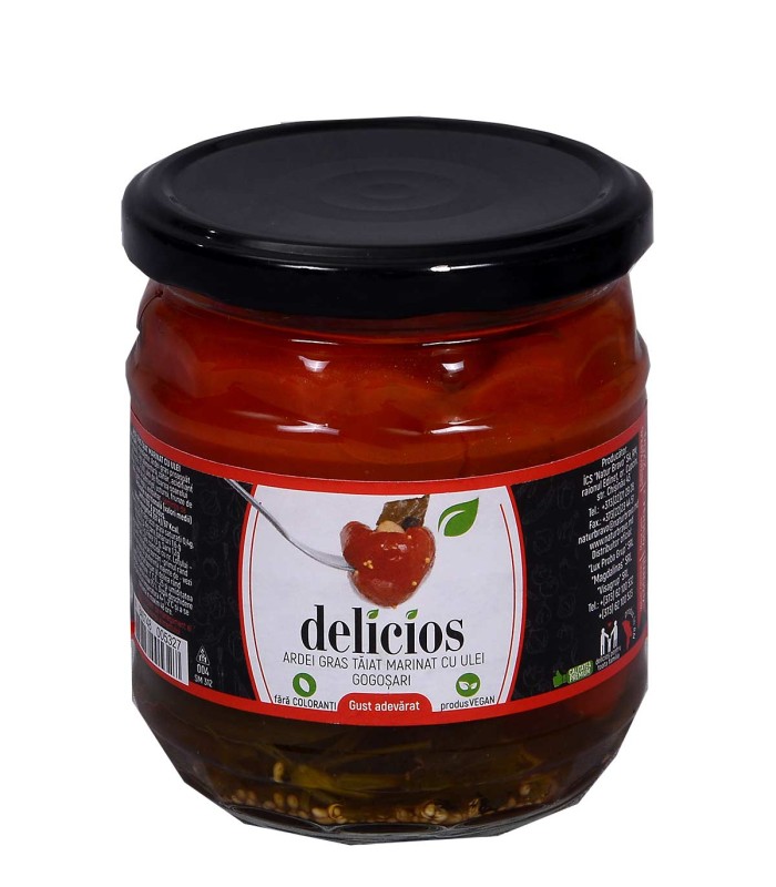 “DELICIOS” Poivrons doux aplatis (tomates) marinés à l’huile