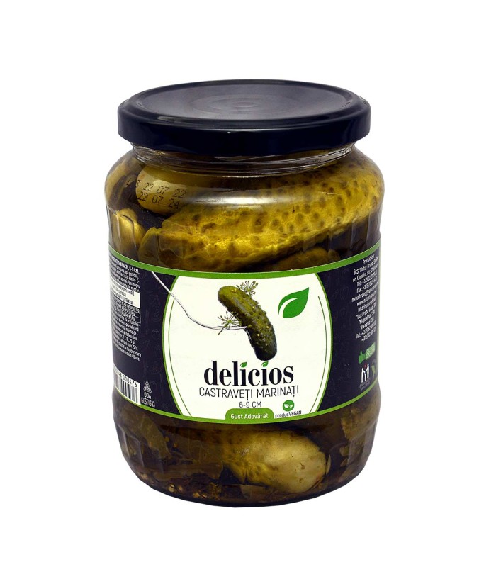 “DELICIOS” Concombres marinés 3-6 cm